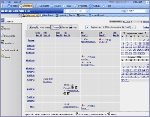 Web-based Group Calendar