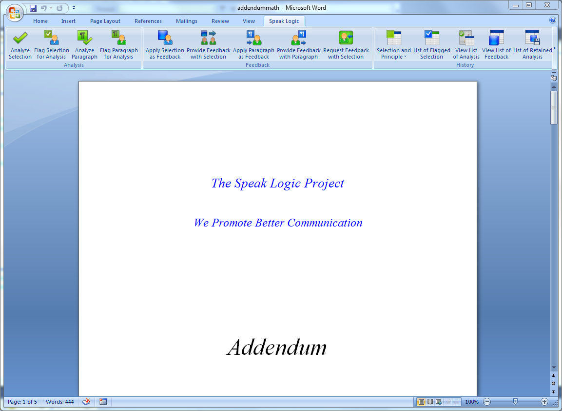 Speak Logic Information Analysis for Microsoft Office V2012 2012 R