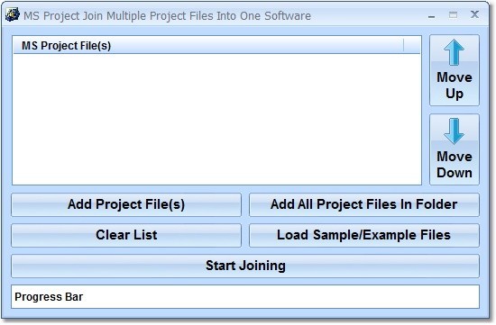 MS Project Join Multiple Project Files Into One Software