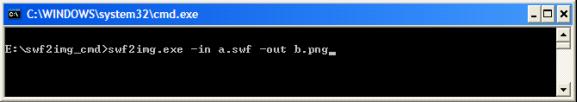 Flash to PNG Converter Command Line