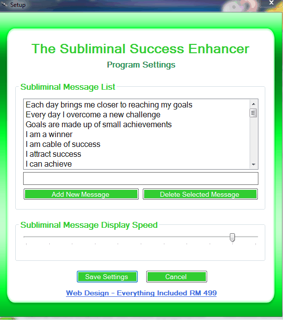Subliminal Success Enhancer