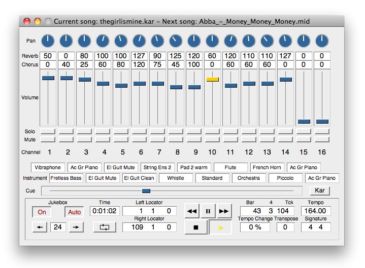 Sweet MIDI Player for Mac OS X