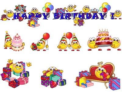 Happy Birthday Smiley Collection