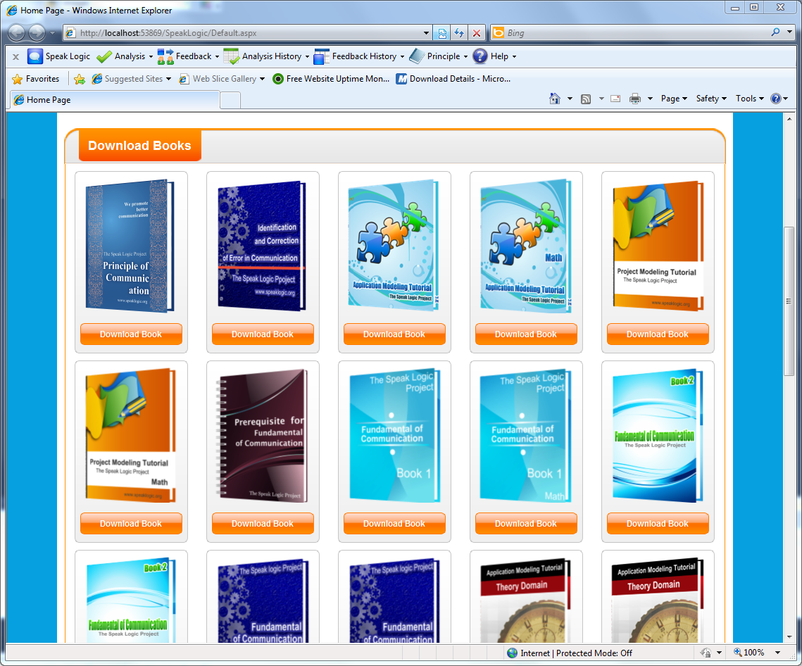 Speak Logic Information Analysis for Internet Explorer V2012 2012 R