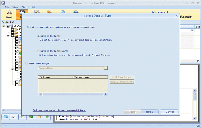 Recover Deleted Items Outlook 2007