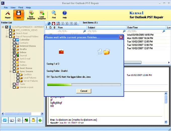 Recover Deleted Outlook Emails