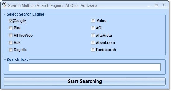 Search Multiple Search Engines At Once Software