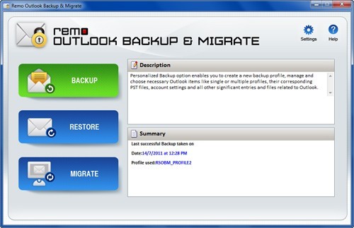 Backup Outlook Mail