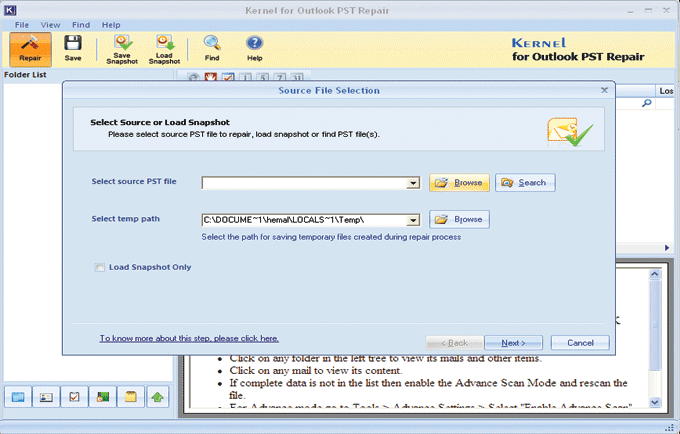 Recover Deleted Outlook 2007 Folder