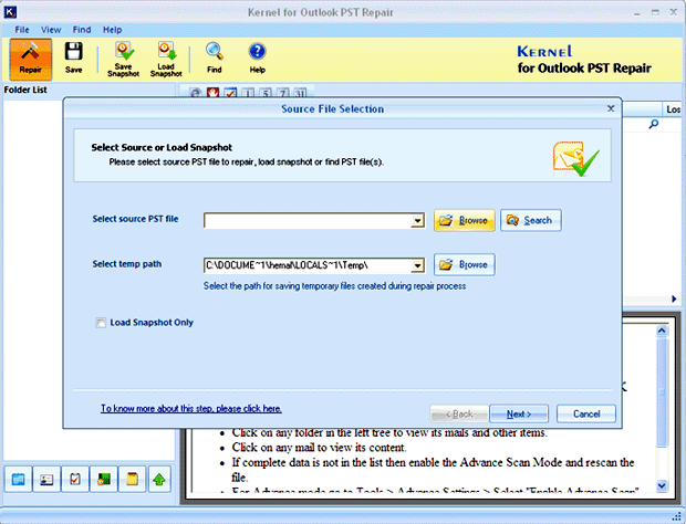 Outlook 2003 PST Repair