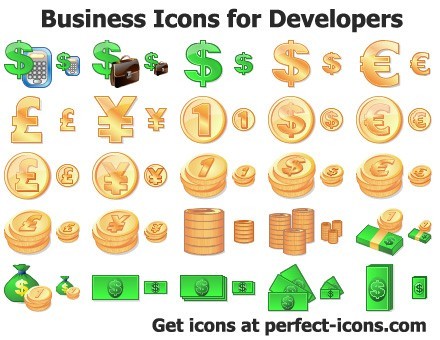 Business Icons for Developers