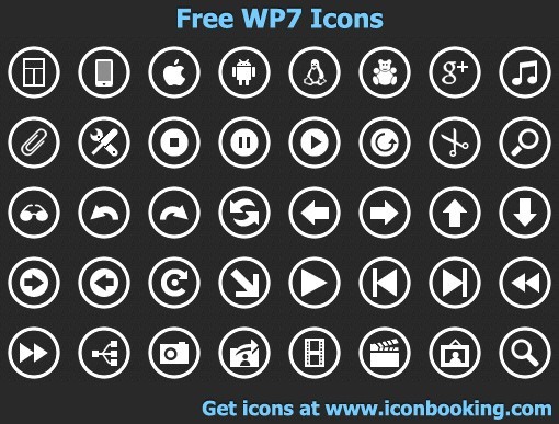 Free WP7 Icons