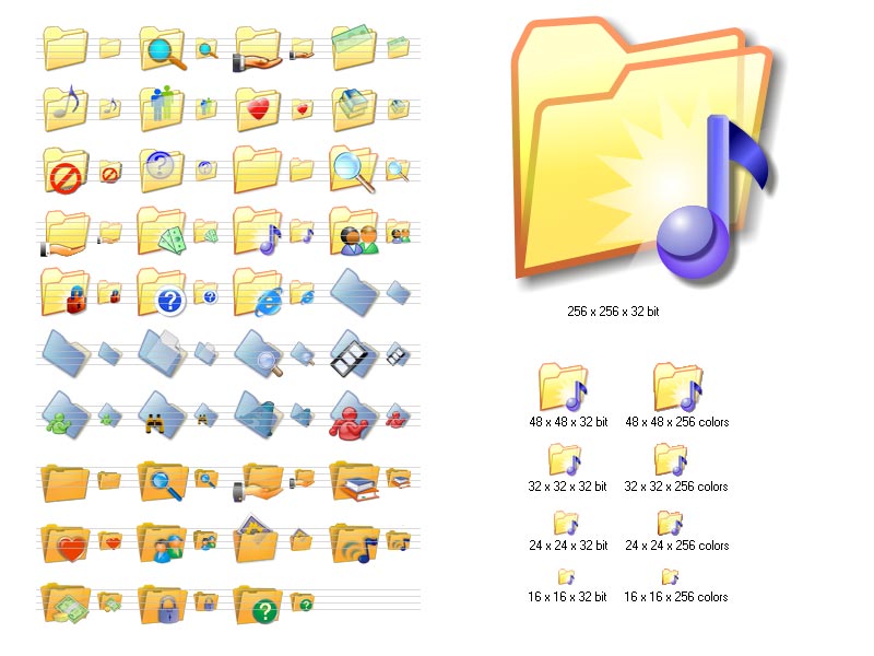 Different Folder Icons