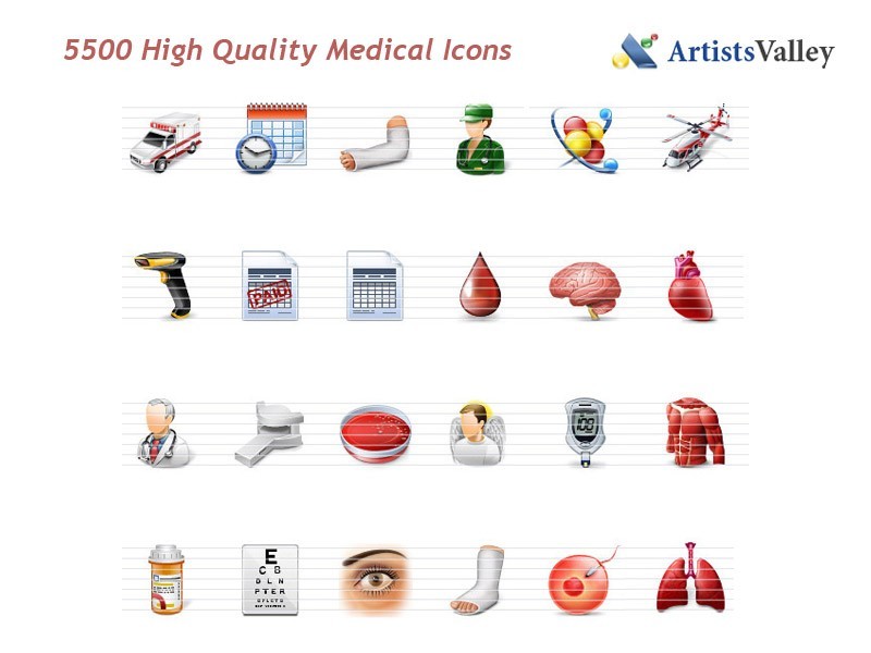 Medical Healthcare Icons