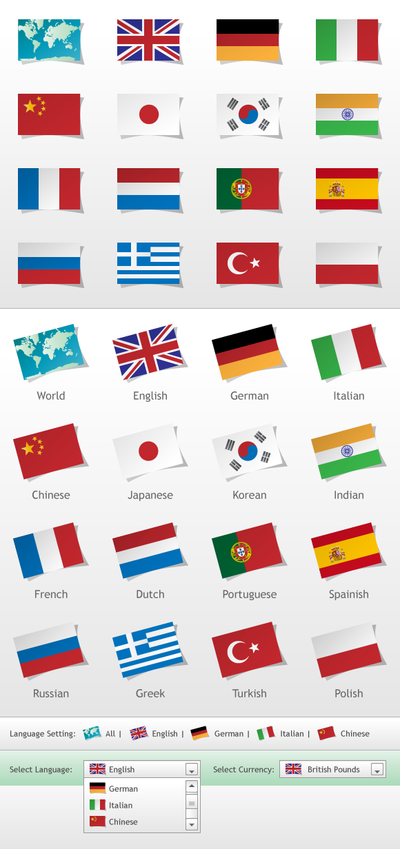 Language Flags