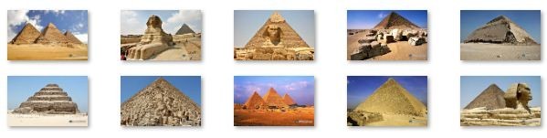 Pyramids and Sphinx Ubuntu Linux Theme
