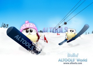 ALTools Ski Resort Desktop Wallpaper