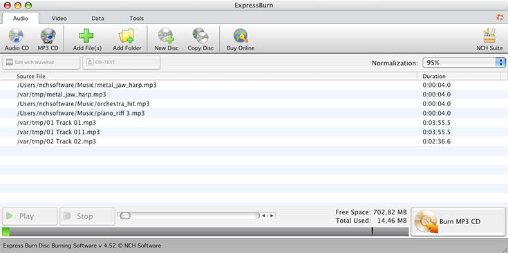 Express Burn Mac DVD Burning Software