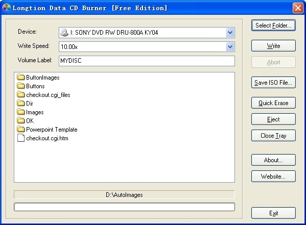 Longtion Data CD Burner