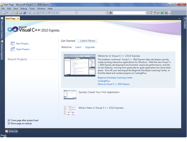 Visual C++ Express Edition