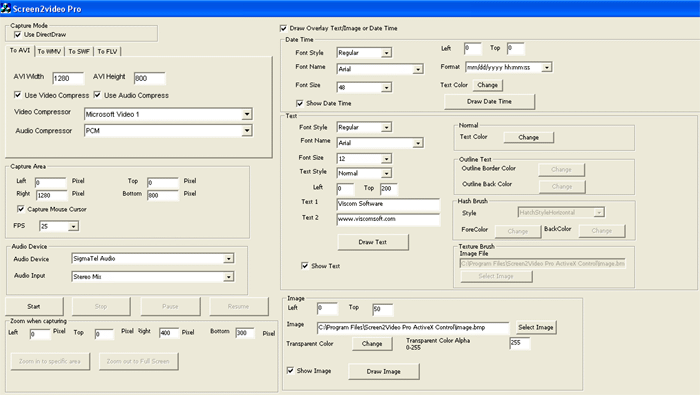 Screen2Video Pro ActiveX Control