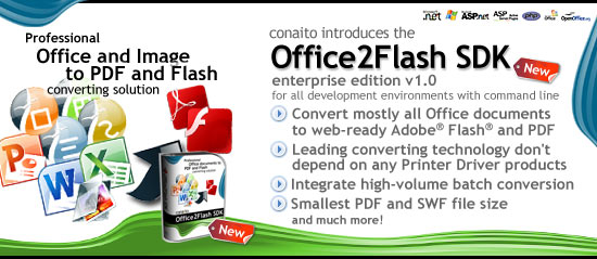 Office document to Flash Converting SDK