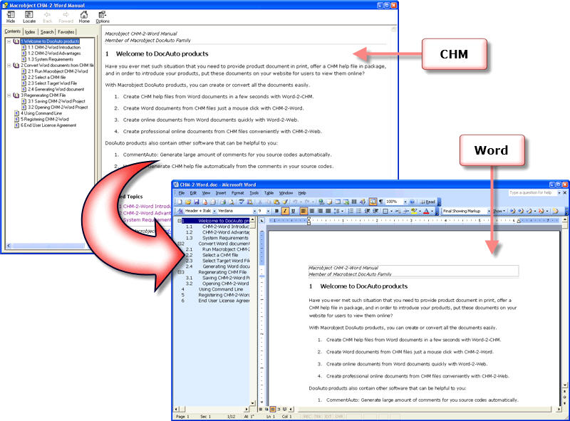 Macrobject CHM-2-Word Standard 2009