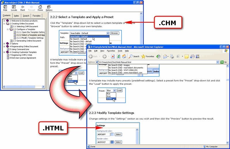 Macrobject CHM-2-HTML Standard 2009