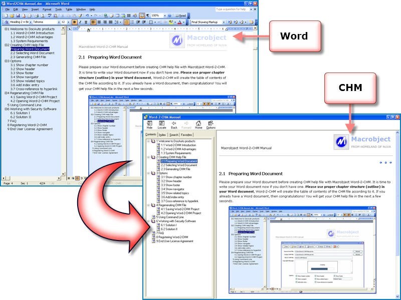 Macrobject Word-2-CHM Standard 2009