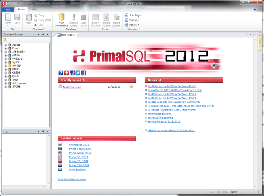 PrimalSQL 2012
