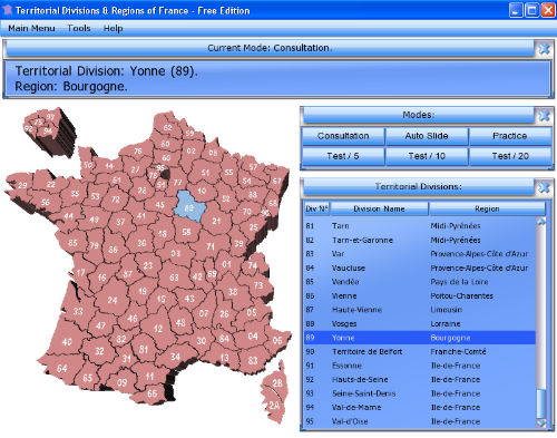 Territorial Divisions & Regions of France