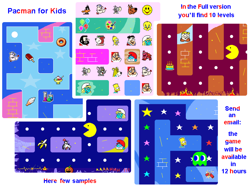 Pacman for Kids - Child's game