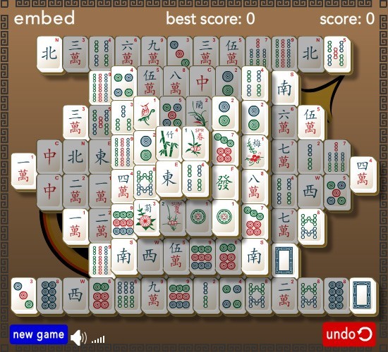 Embed mahjong