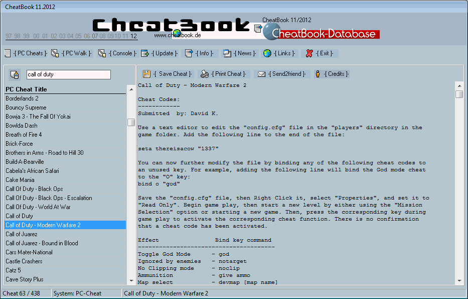 CheatBook Issue 11/2012 11-2012