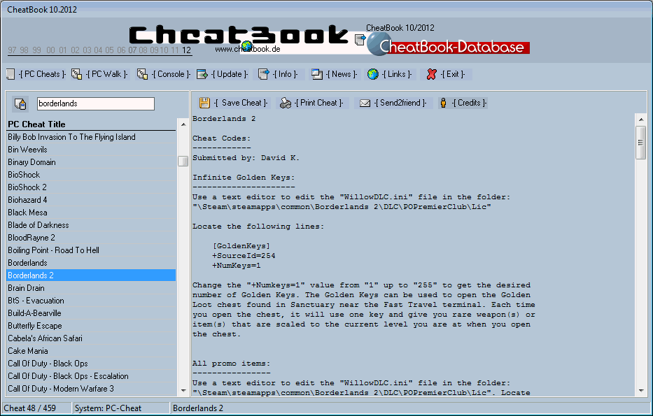 CheatBook Issue 10/2012 10-2012