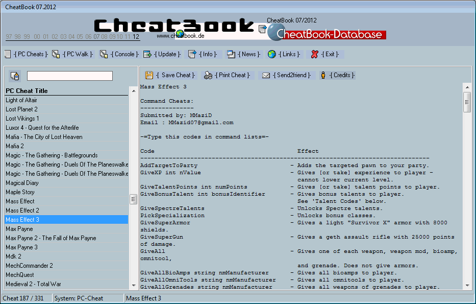 CheatBook Issue 07/2012 07-2012