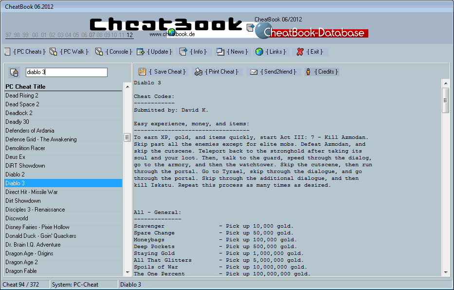 CheatBook Issue 06/2012 06-2012
