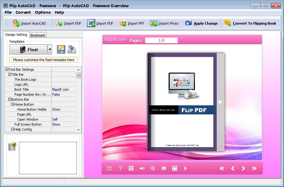 Flip AutoCAD - freeware