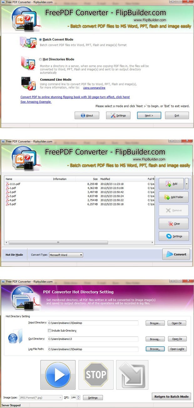 FlipBuilder PDF Converter (Freeware)