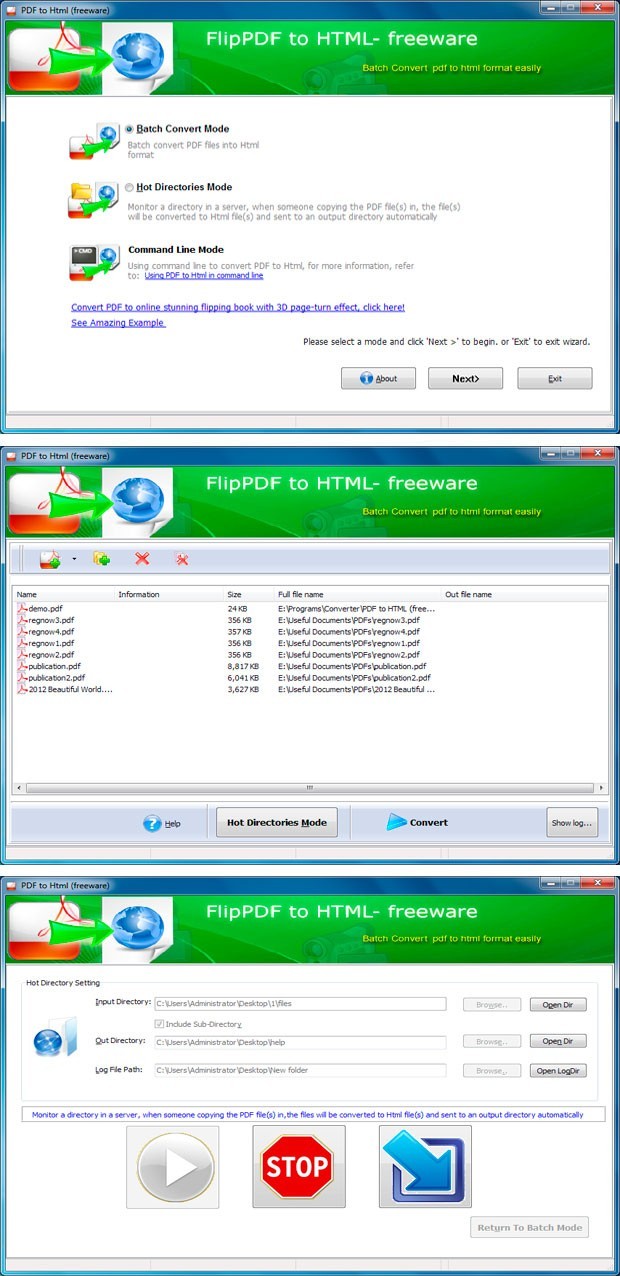 FlipBuilder PDF to HTML (Freeware)