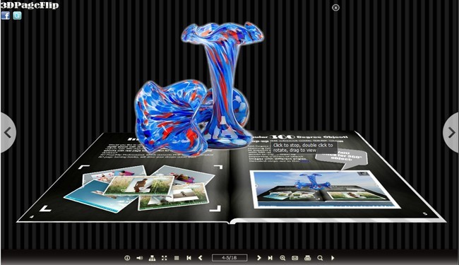 Lines Theme for 3D eBook