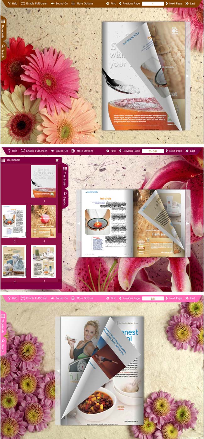 Flipbook_Themes_Package_Spread_Flowers