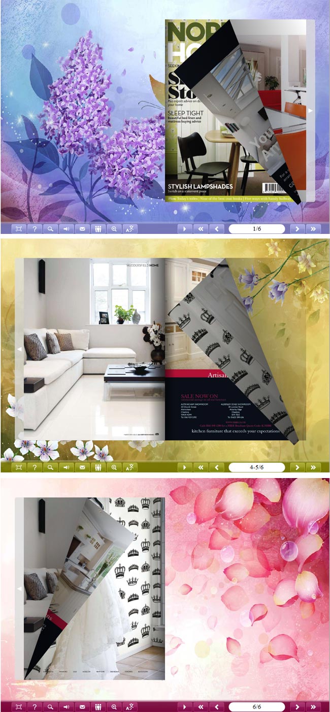 Flipbook_Theme_Package_Classical_Flowers