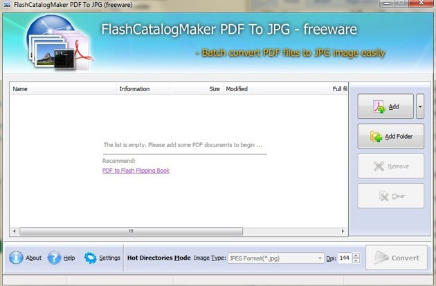 FlashCatalogMaker PDF to JPG