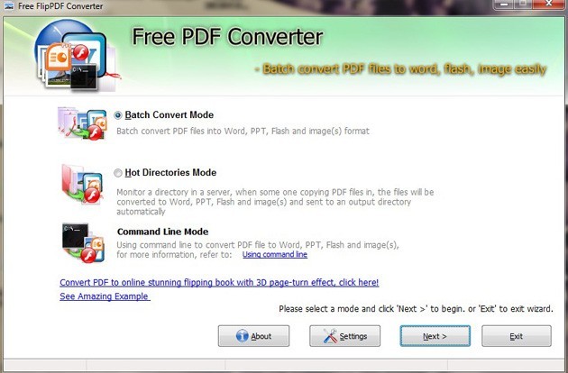 Free FlipPDF Converter