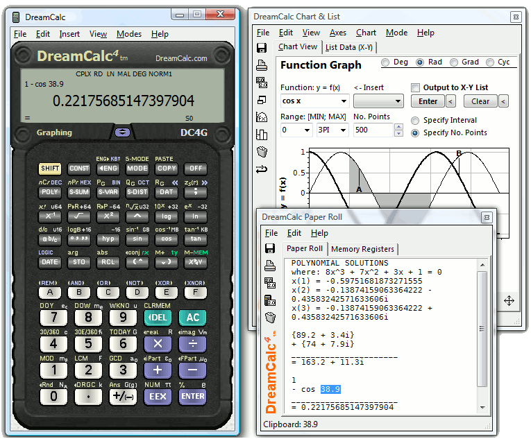 DreamCalc Graphing Edition