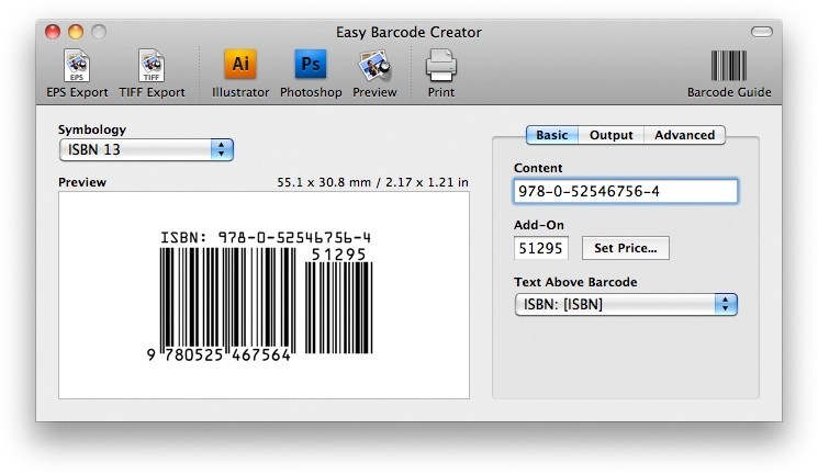 Easy Barcode Creator for Mac