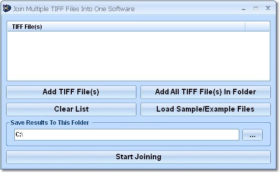 Join Multiple TIFF Files Into One Software
