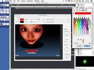 Spontz Visuals Editor for Mac OS X