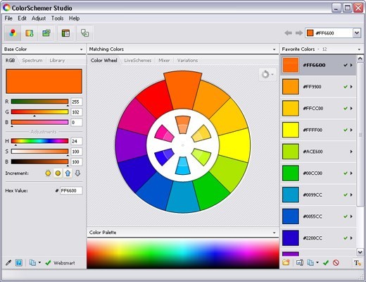 ColorSchemer Studio for Mac OS X